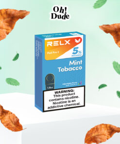 RELX Infinity Pod Nic 50 Mint Tobacco - พอดอินฟินิตี้ ยาสูบมิ้นท์ นิค5